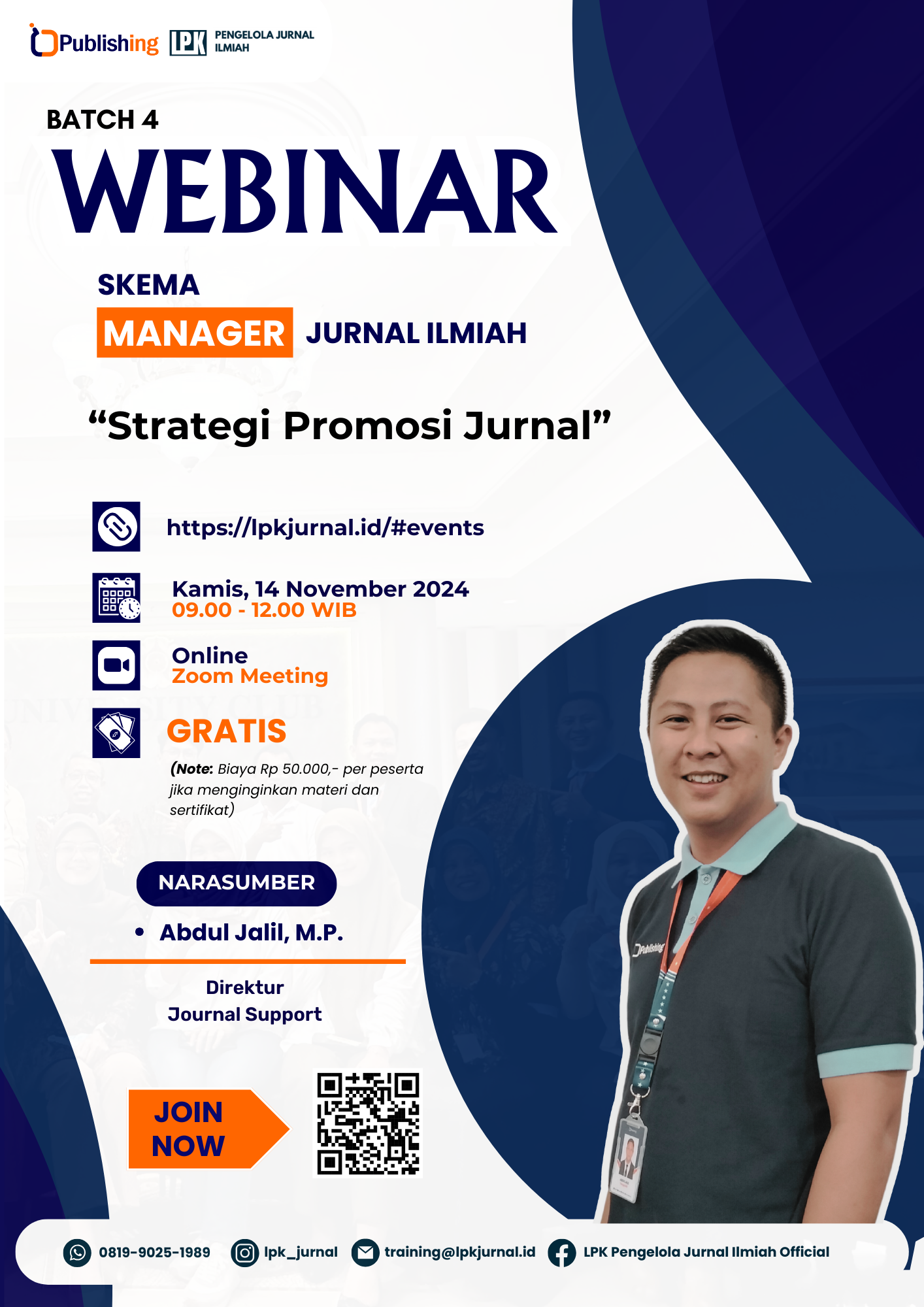 Webinar LPK Batch 4 #JurnalManager