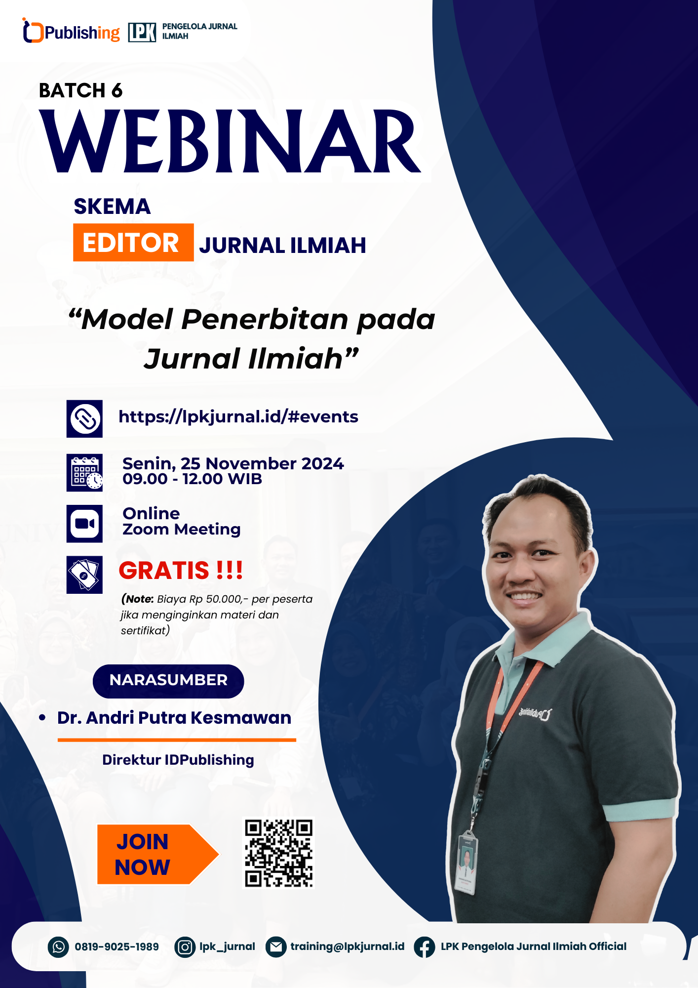 Webinar LPK Batch 6 #JurnalManager