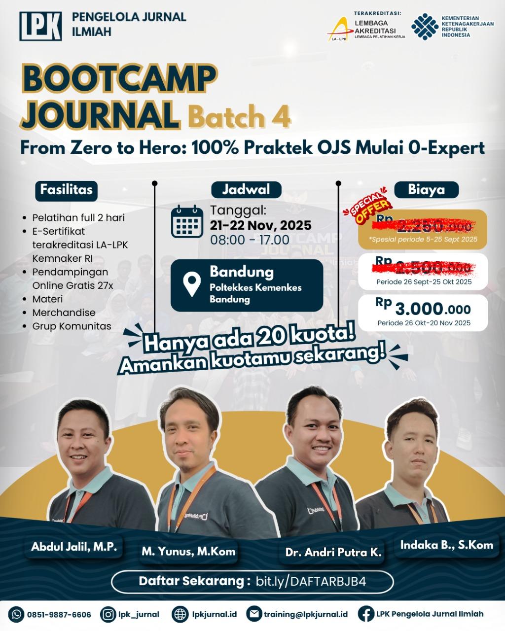 Bootcamp Journal Batch 4